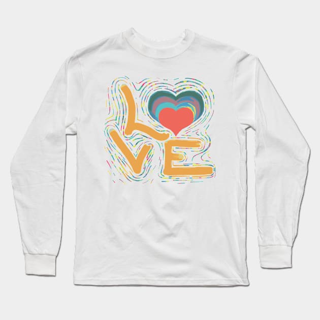 Love Pride Gay Rainbow Lgbt Long Sleeve T-Shirt by Luca loves Lili